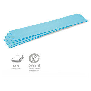 100 Stick-It Cards, titles, blue